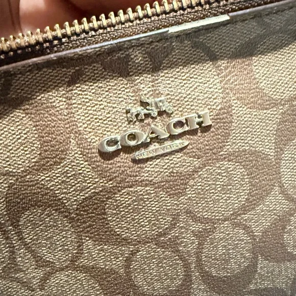 Coach Signature Tan Crossbody Bag - Picture 11 of 16